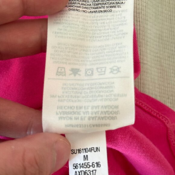 Nike The Athletic Cut Nike Tee Womens Pink Sleeveless Tank Top Logo - Medium - Picture 6 of 7